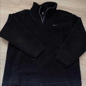 Womens Nike therma fit quarter zip black size M